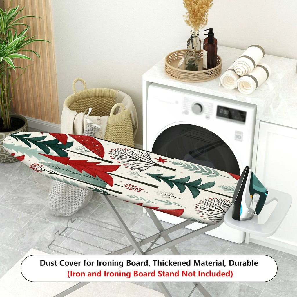 1-Piece Christmas Tree Forest Pattern Holiday Decoration  Ironing Board Cover, Universal Size, Without Board