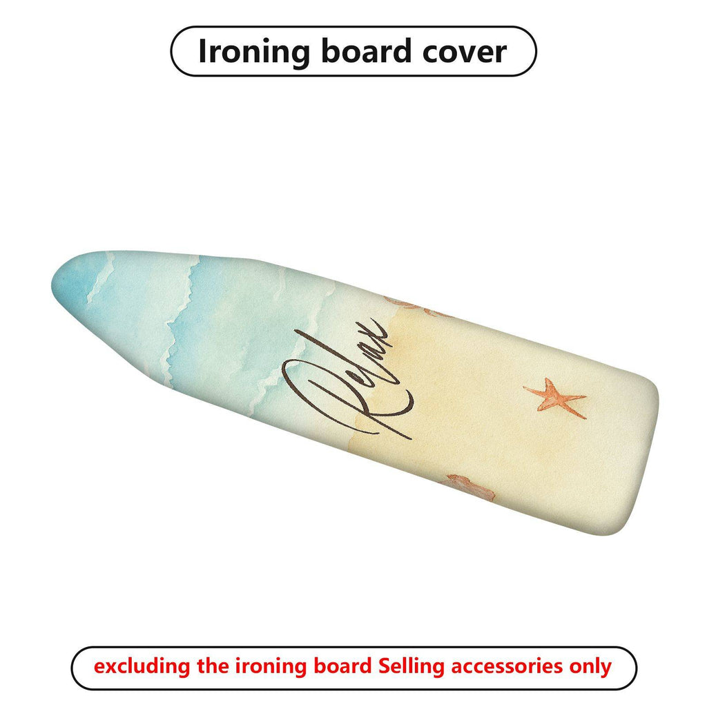 1-Piece Beach Relax Starfish  Ironing Board Cover, Universal Size, Without Board