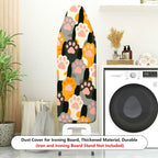 1-Piece Cat Paw Pattern Multicolor Decorative  Ironing Board Cover, Universal Size, Without Board