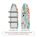 1-Piece Cat Floral Leaf  Ironing Board Cover, Universal Size, Without Board