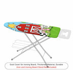 1-Piece Colorful Barn Animal Farm  Ironing Board Cover, Universal Size, Without Board