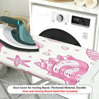 1-Piece Seashell Starfish Ocean  Ironing Board Cover, Universal Size, Without Board