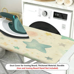 1-Piece Star Pattern Pastel Colored Decorative  Ironing Board Cover, Universal Size, Without Board