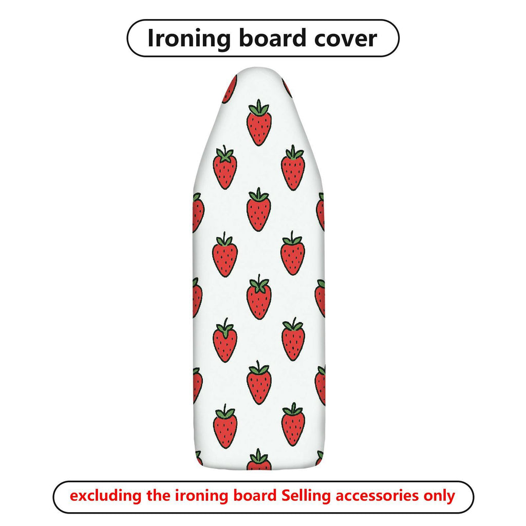 1-Piece Strawberry Pattern Red Fruit Print Cute  Ironing Board Cover, Universal Size, Without Board