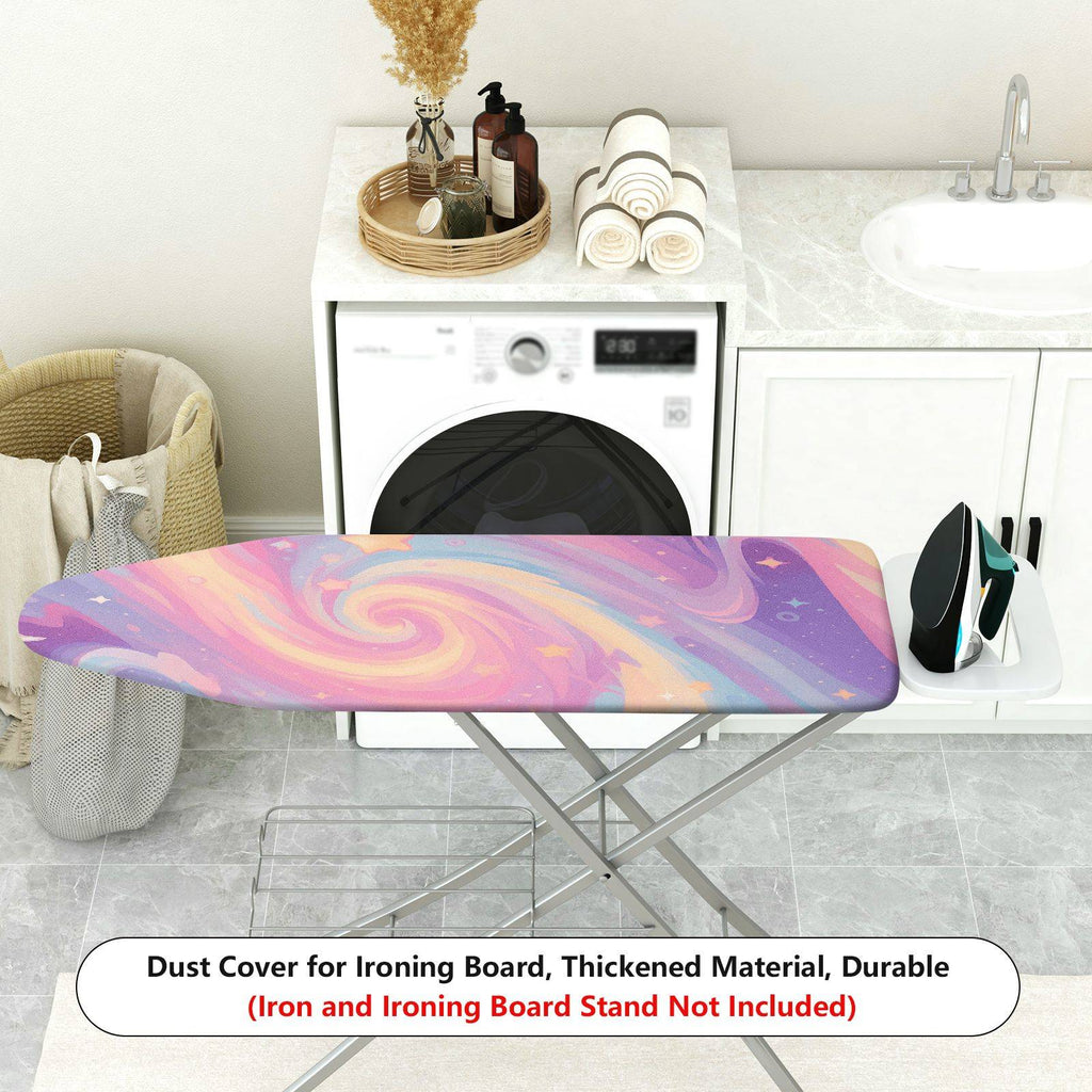 1-Piece Galaxy Starry Swirl Pastel  Ironing Board Cover, Universal Size, Without Board
