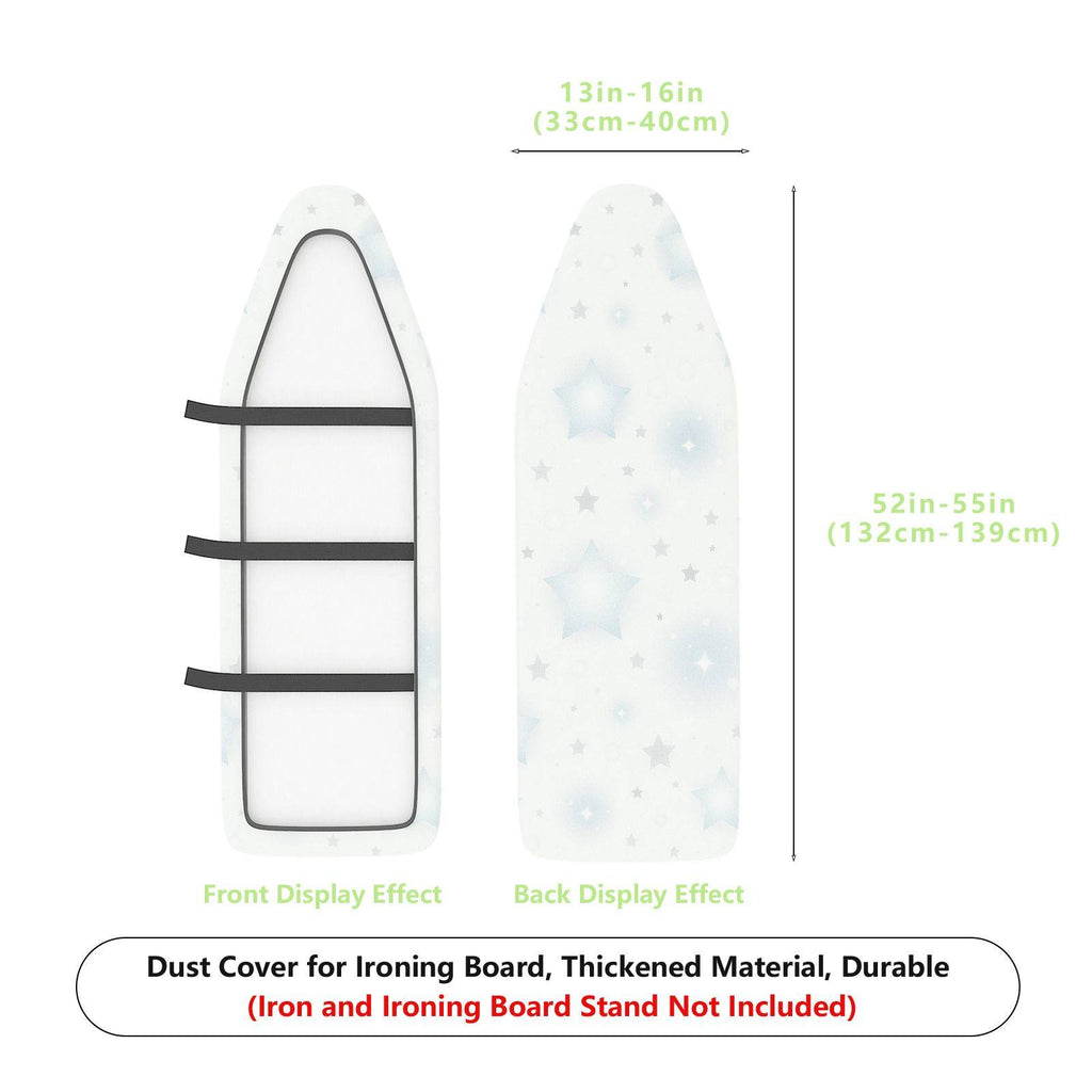 1-Piece Star Pattern Blue Gray  Ironing Board Cover, Universal Size, Without Board