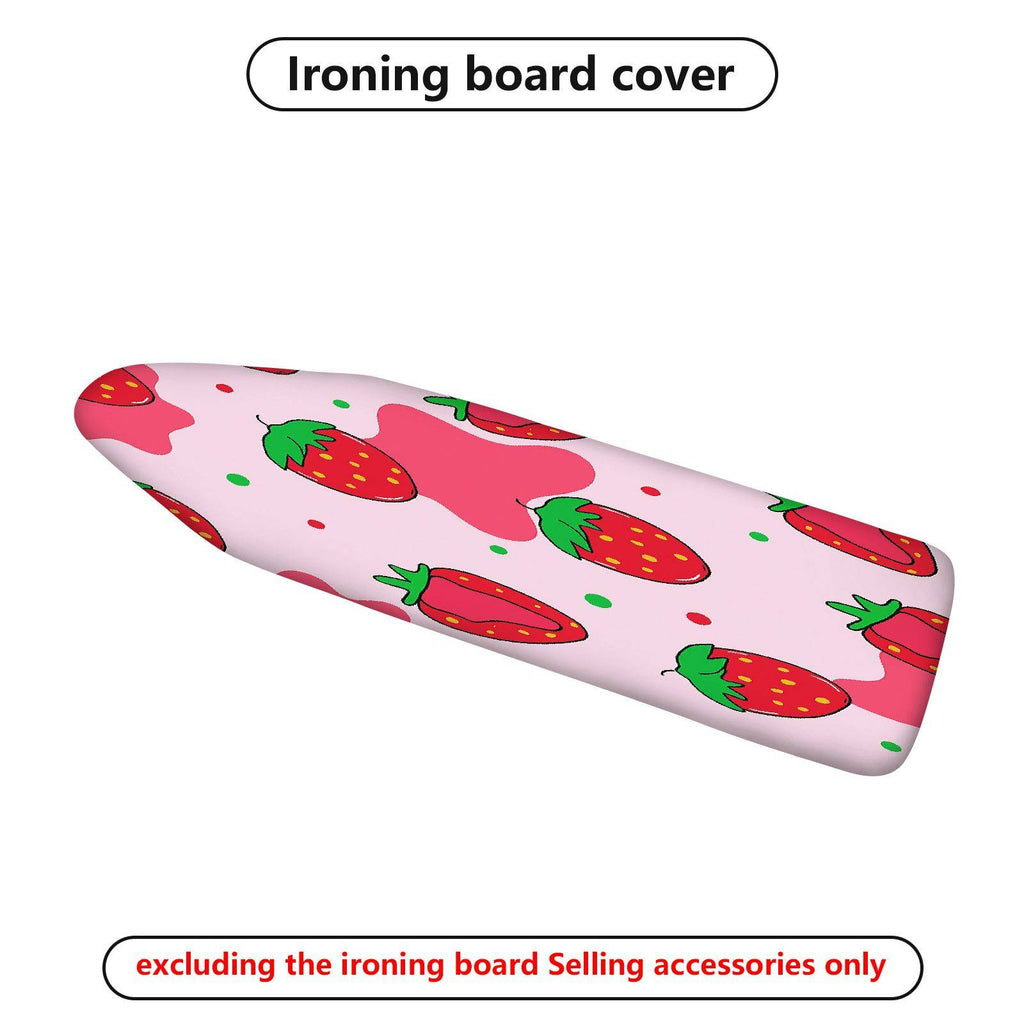 1-Piece Strawberry Pink Red  Ironing Board Cover, Universal Size, Without Board