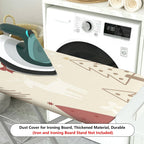 1-Piece Christmas Reindeer Tree  Ironing Board Cover, Universal Size, Without Board
