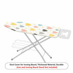 1-Piece Heart Star Pattern Pastel Design  Ironing Board Cover, Universal Size, Without Board
