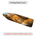 1-Piece Cute Cat Sleeping Peaceful  Ironing Board Cover, Universal Size, Without Board