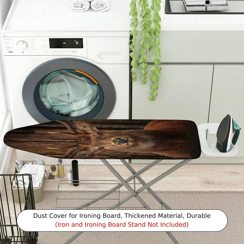 1-Piece Rustic Animal Deer  Ironing Board Cover, Universal Size, Without Board