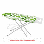 1-Piece Green Tropical Leaves Nature  Ironing Board Cover, Universal Size, Without Board
