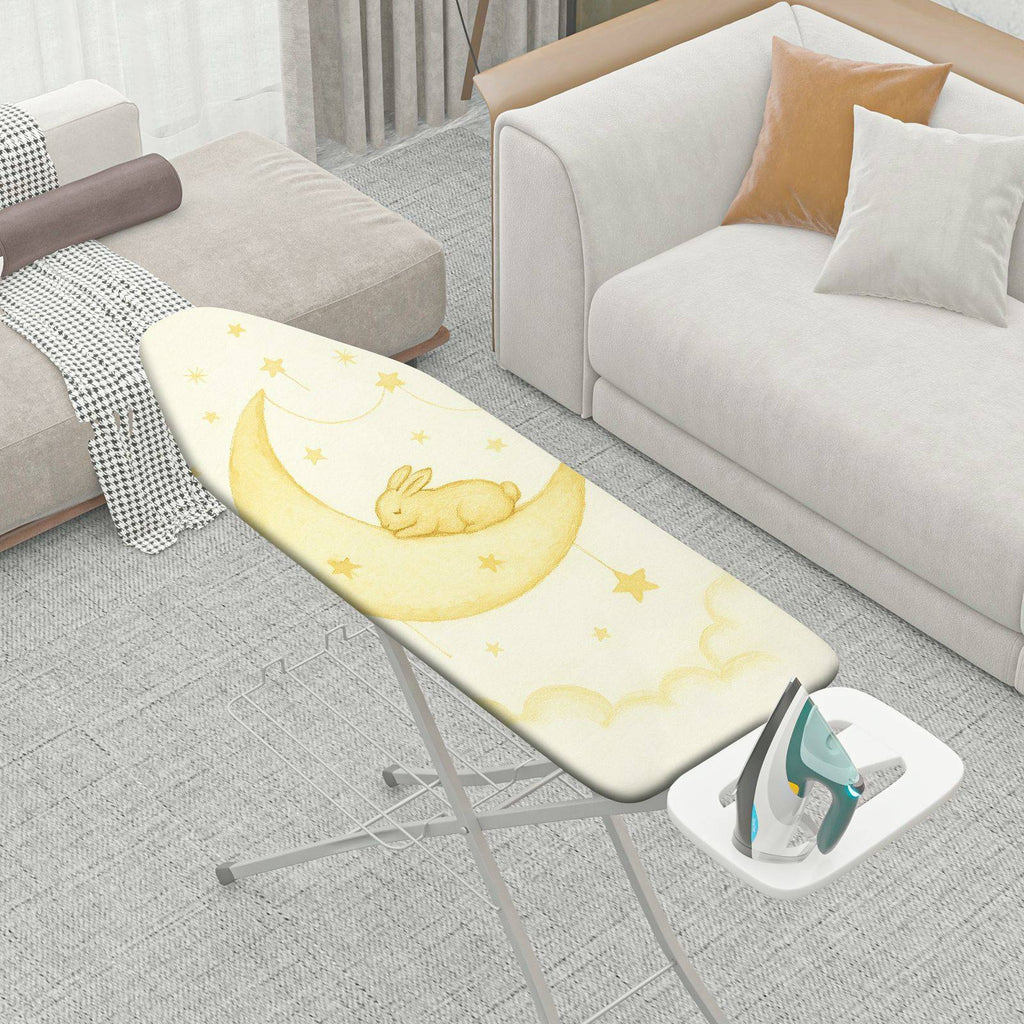 1-Piece Moon Rabbit Stars Heaven  Ironing Board Cover, Universal Size, Without Board