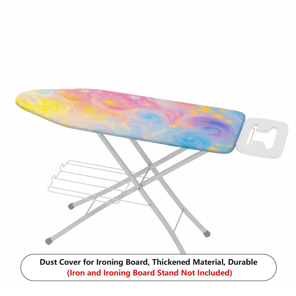 1-Piece Colorful Starry Sky Style Gentle Swirling Galaxy Household  Ironing Board Cover, Universal Size, Without Board
