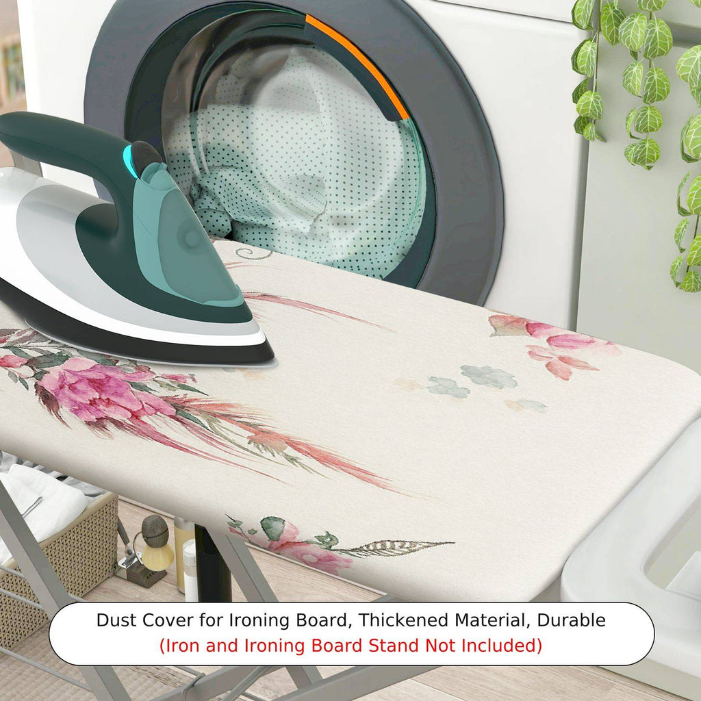 1-Piece Floral Dreamcatcher Bohemian  Ironing Board Cover, Universal Size, Without Board