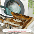 1-Piece Dog Print  Brown  Ironing Board Cover, Universal Size, Without Board