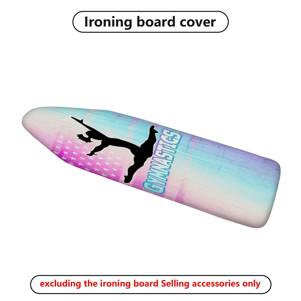 1-Piece Gymnastics Silhouette Star  Ironing Board Cover, Universal Size, Without Board
