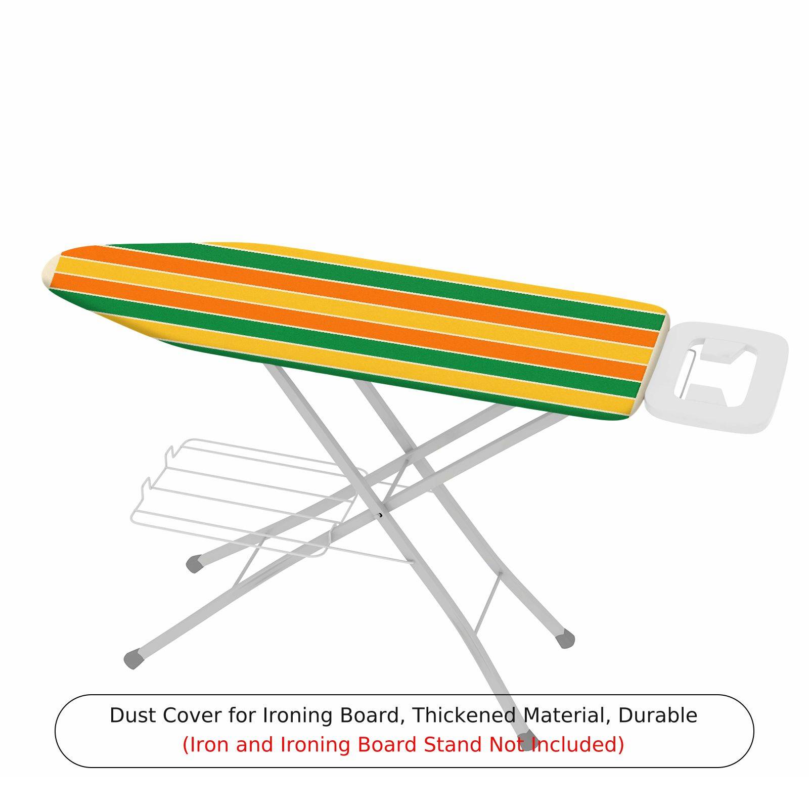1-Piece Colorful Vibrant Striped  Ironing Board Cover, Universal Size, Without Board