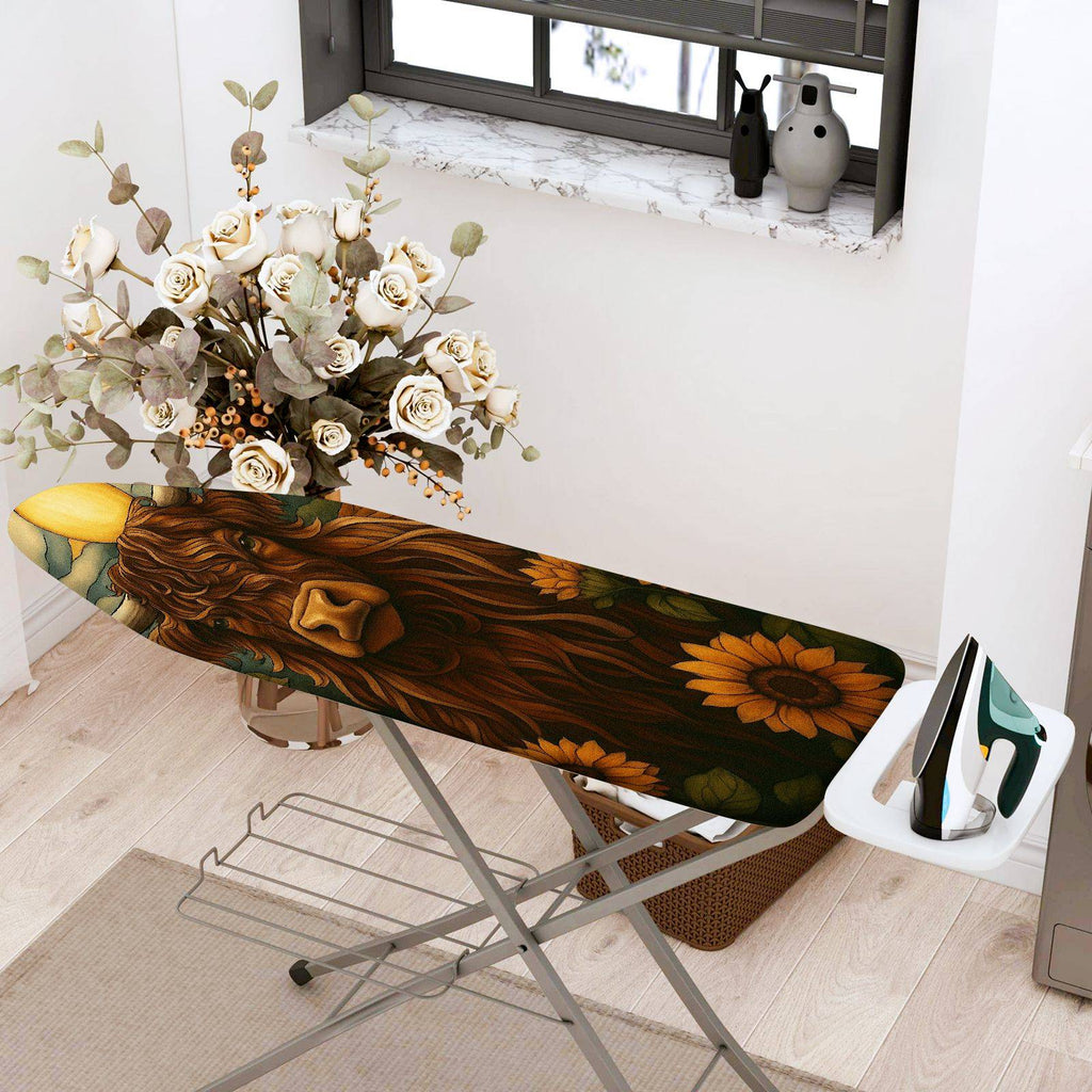 1-Piece Floral Animal Sunflower  Ironing Board Cover, Universal Size, Without Board