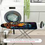1-Piece Tiger Art Colorful Animal  Ironing Board Cover, Universal Size, Without Board