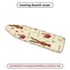 1-Piece Reindeer Snowflakes Bells  Ironing Board Cover, Universal Size, Without Board