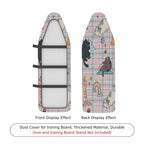 1-Piece Cat Unicorn Rainbow  Ironing Board Cover, Universal Size, Without Board