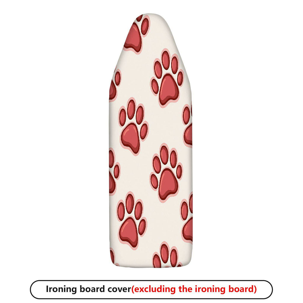 1-Piece Animal Print Paw Cat Dog  Ironing Board Cover, Universal Size, Without Board