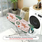 1-Piece Christmas Candy Tree Gingerbread  Ironing Board Cover, Universal Size, Without Board