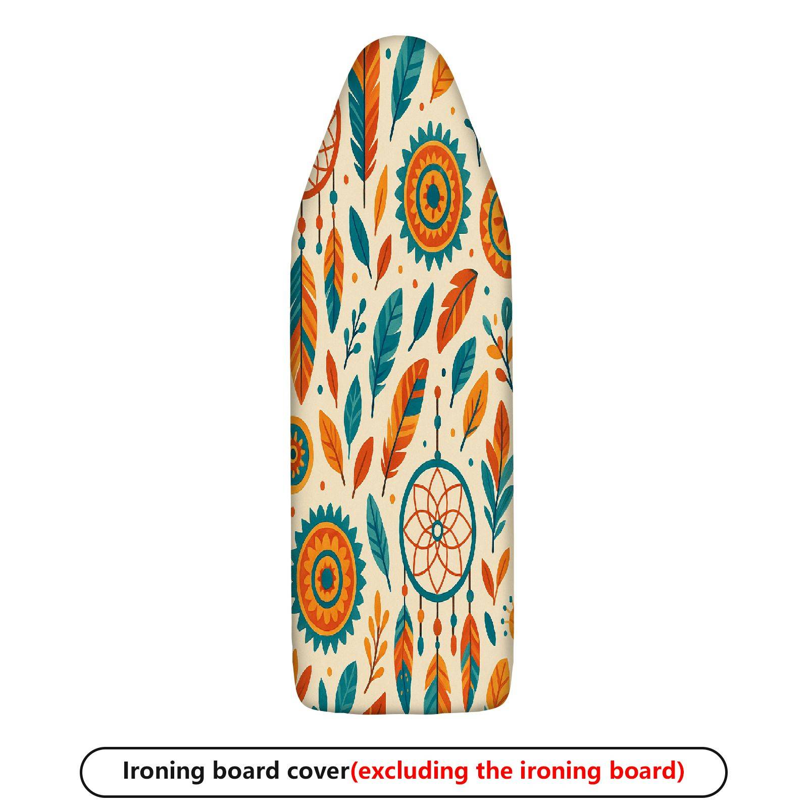 1-Piece Bohemian Dreamcatcher Feather  Ironing Board Cover, Universal Size, Without Board