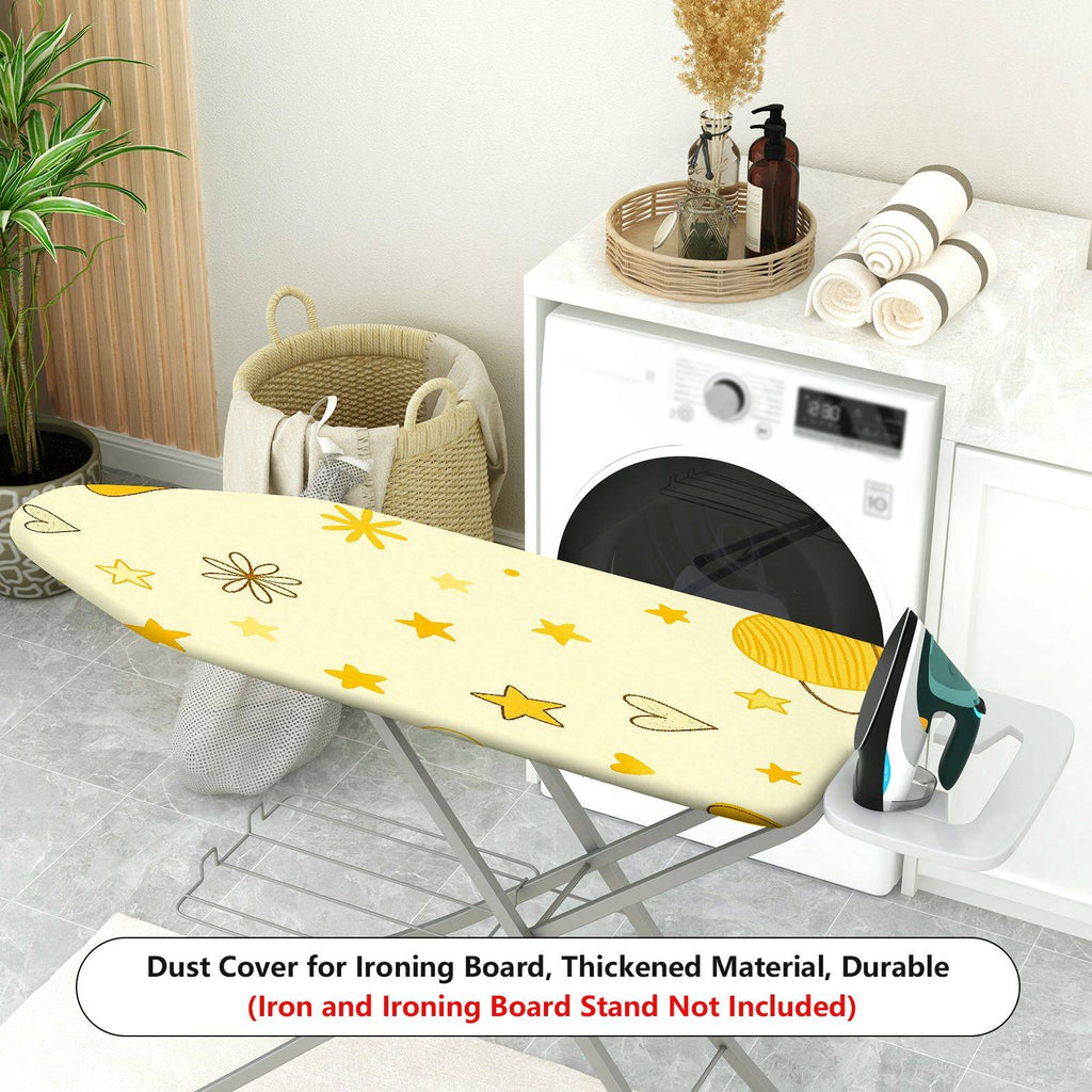 1-Piece Star Heart Flower  Ironing Board Cover, Universal Size, Without Board