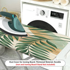 1-Piece Leaf Floral Tropical  Ironing Board Cover, Universal Size, Without Board