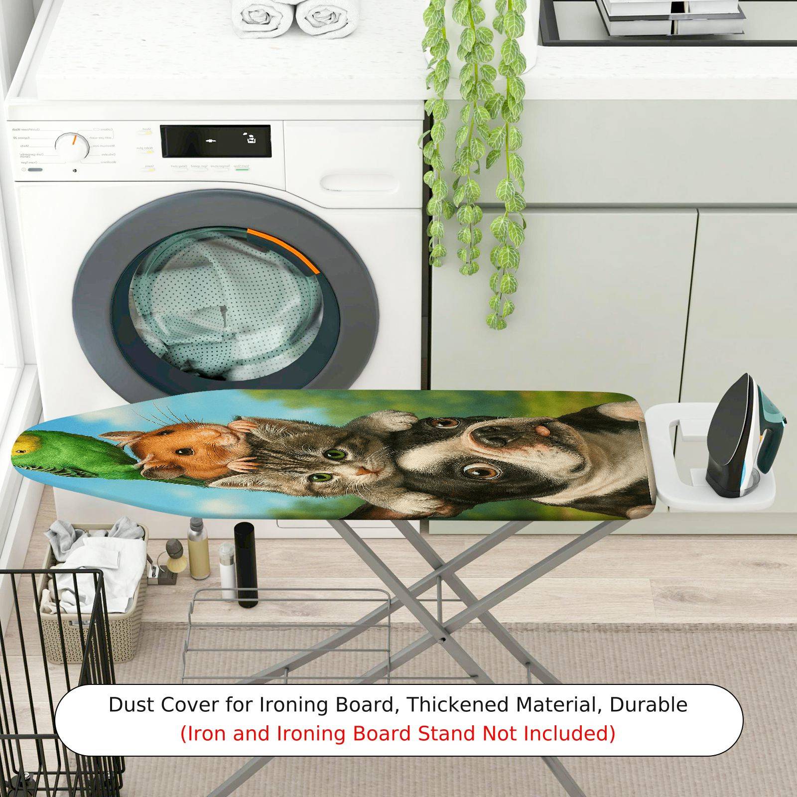 1-Piece Animal Pet Cat Dog  Ironing Board Cover, Universal Size, Without Board