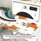 1-Piece Christmas Reindeer Star Pattern  Ironing Board Cover, Universal Size, Without Board