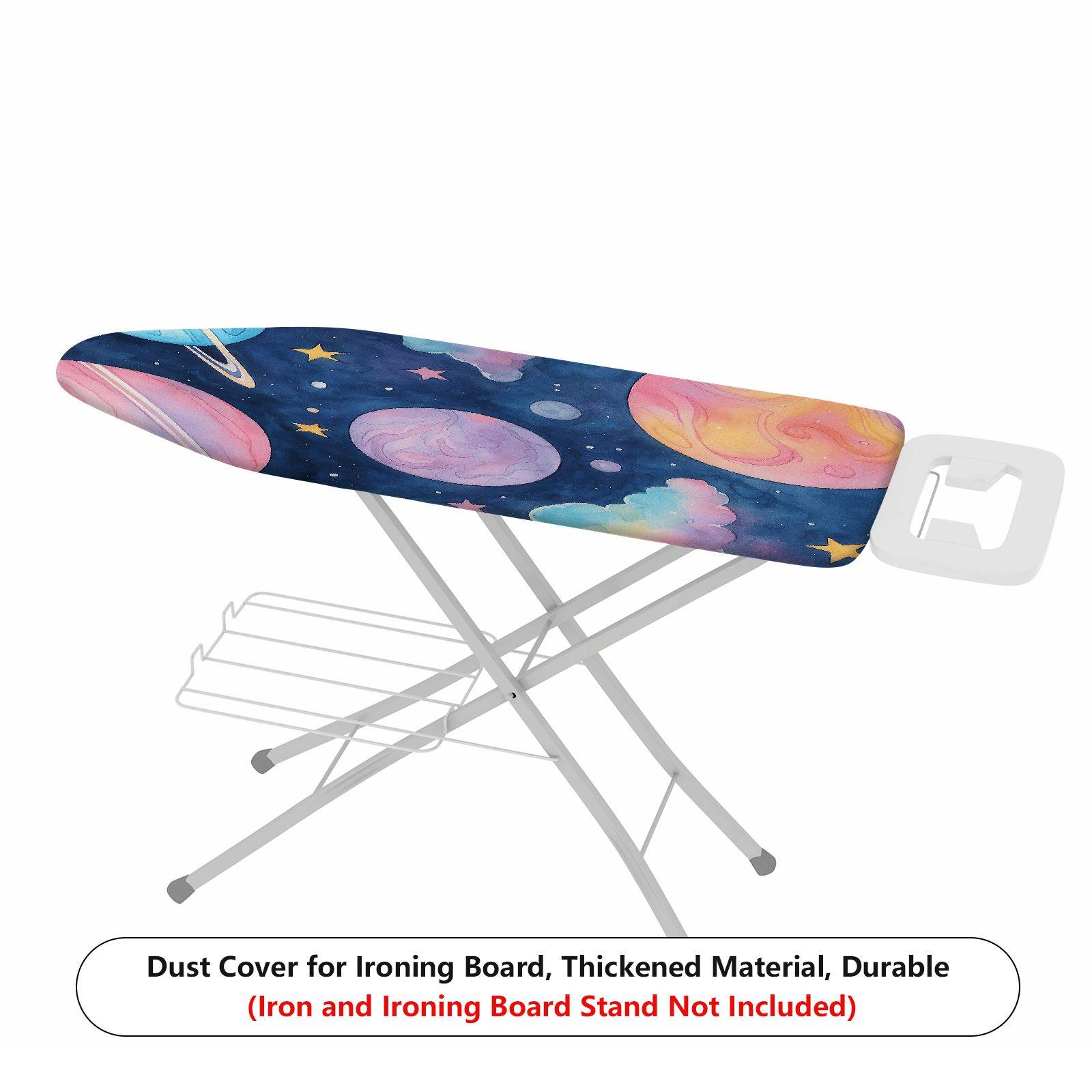 1-Piece Galaxy Space Planet Star  Ironing Board Cover, Universal Size, Without Board