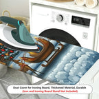 1-Piece Christmas Winter Santa  Ironing Board Cover, Universal Size, Without Board