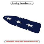 1-Piece Star Pattern Blue White  Ironing Board Cover, Universal Size, Without Board