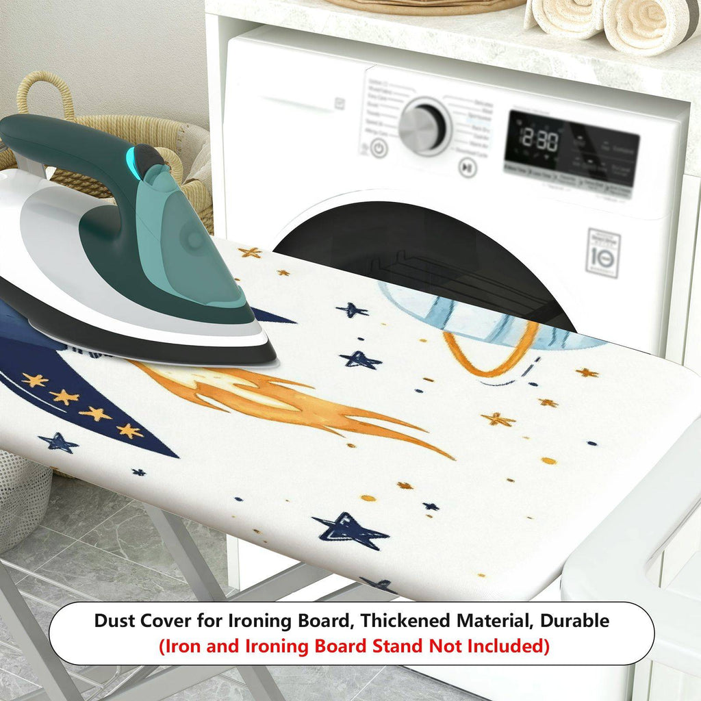 1-Piece Rocket Planet Star  Ironing Board Cover, Universal Size, Without Board