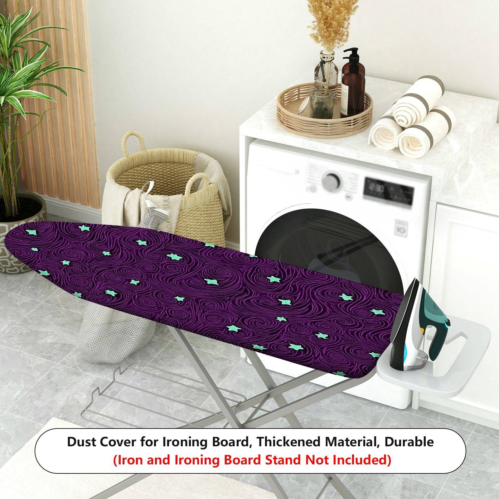 1-Piece Star Swirl Night  Ironing Board Cover, Universal Size, Without Board