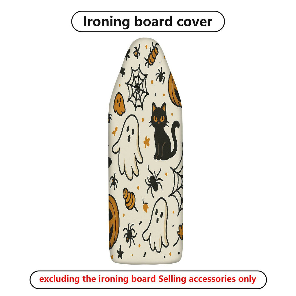 1-Piece Ghost Cat Spider  Ironing Board Cover, Universal Size, Without Board