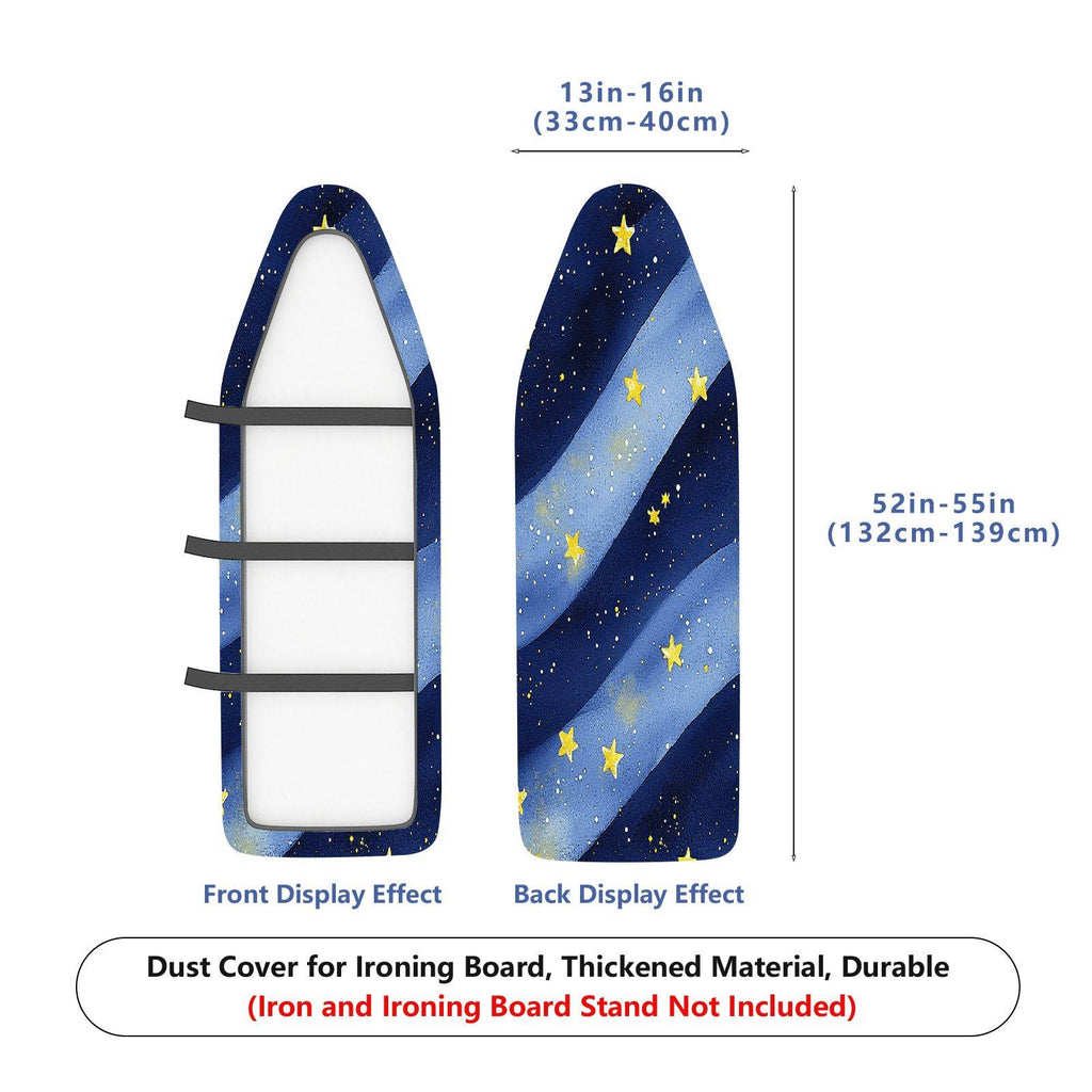 1-Piece Starry Night Sky Pattern Galaxy  Ironing Board Cover, Universal Size, Without Board