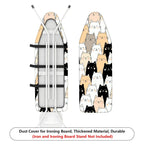 1-Piece Cat Pattern Minimalist Modern  Ironing Board Cover, Universal Size, Without Board