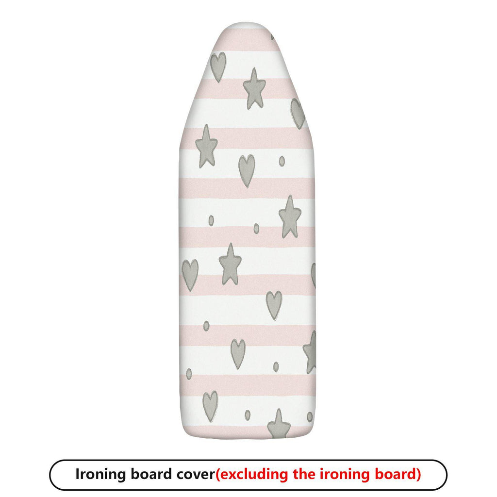 1-Piece Stripes Stars Hearts  Ironing Board Cover, Universal Size, Without Board