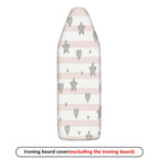 1-Piece Stripes Stars Hearts  Ironing Board Cover, Universal Size, Without Board