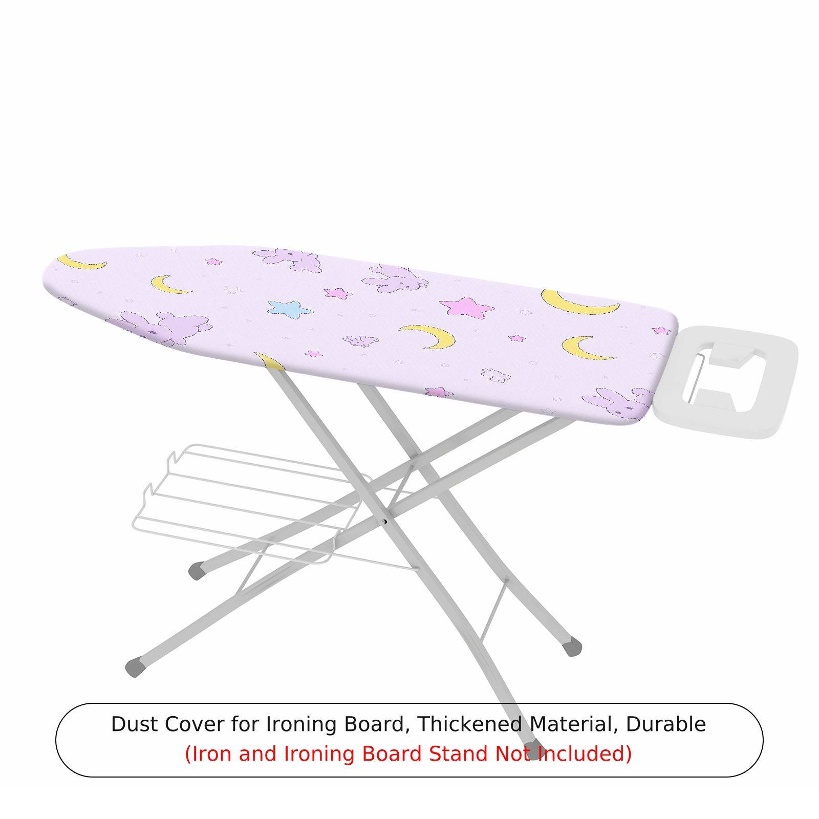 1-Piece Moon Star Rabbit  Ironing Board Cover, Universal Size, Without Board