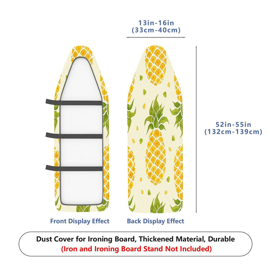 1-Piece Tropical Pineapple Pattern Summer  Ironing Board Cover, Universal Size, Without Board