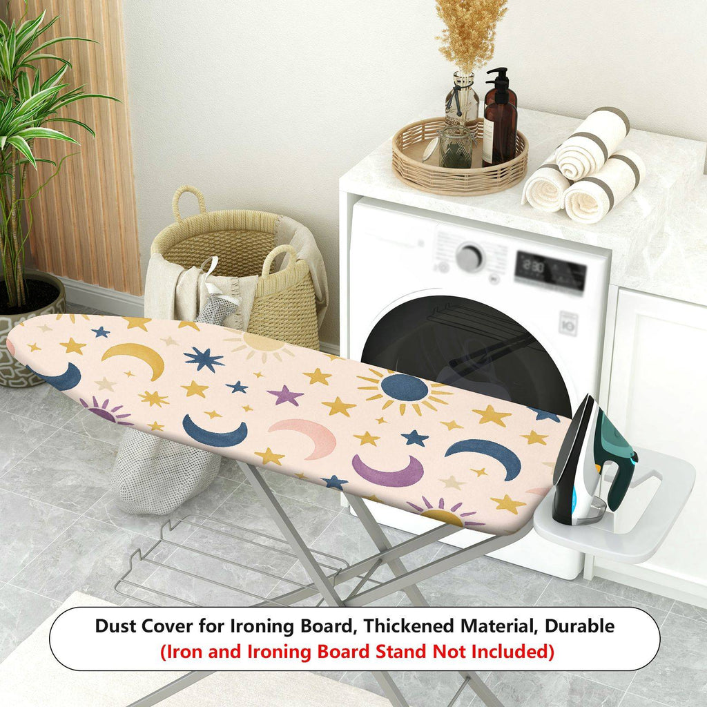 1-Piece Moon Star Astronomy  Ironing Board Cover, Universal Size, Without Board