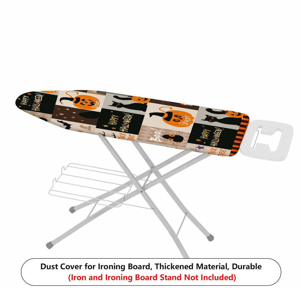 1-Piece Halloween Pumpkin Cat  Ironing Board Cover, Universal Size, Without Board