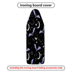 1-Piece Night Black Bat Moon Star  Ironing Board Cover, Universal Size, Without Board