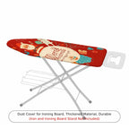 1-Piece Santa Claus Snowflakes Gifts  Ironing Board Cover, Universal Size, Without Board