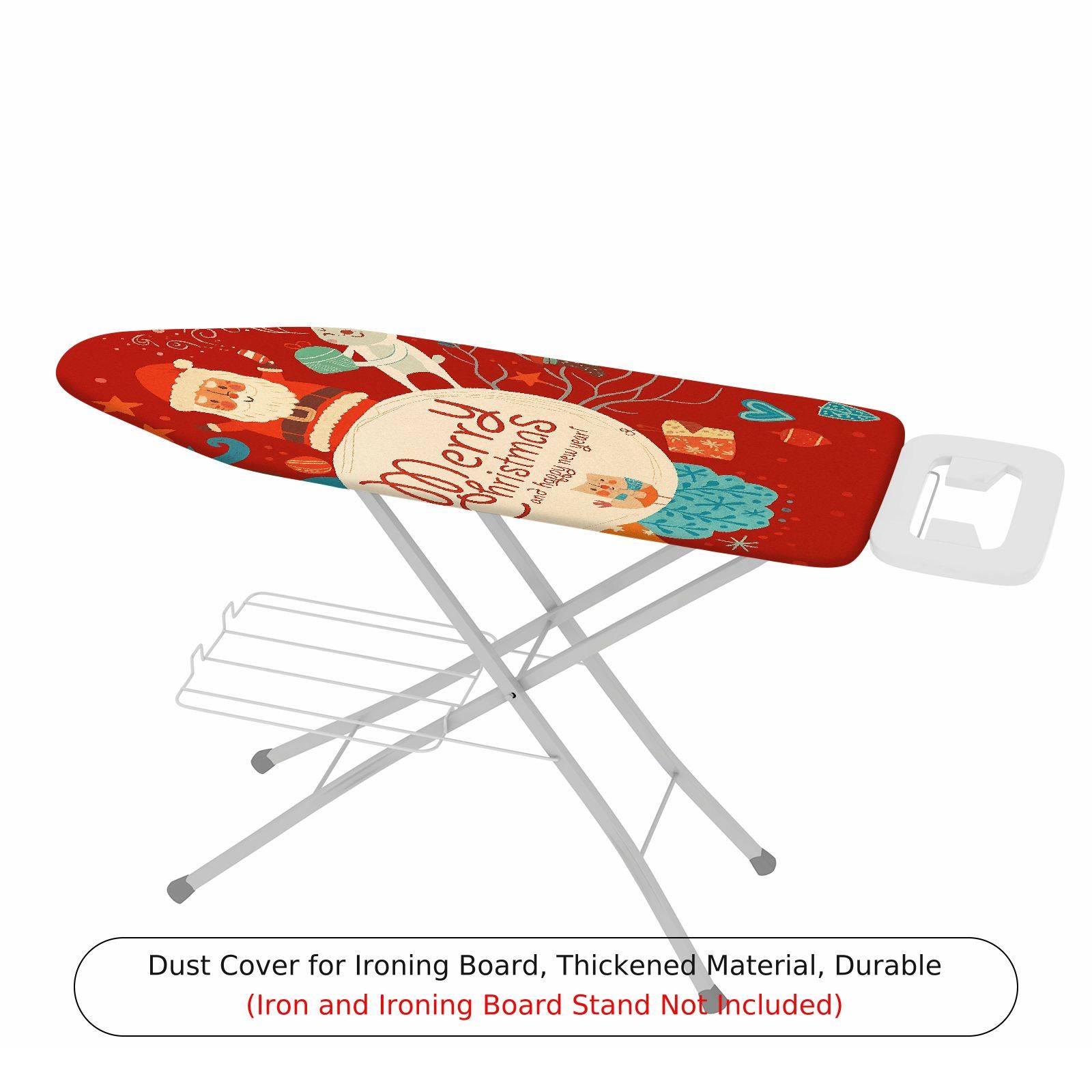 1-Piece Santa Claus Snowflakes Gifts  Ironing Board Cover, Universal Size, Without Board